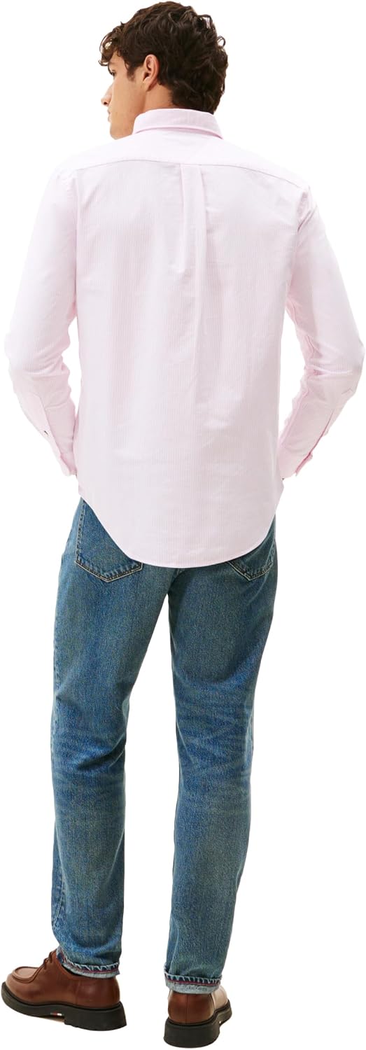CAMISA HOMBRE TOMMY HILFIGER OXFORD MANGA LARGA REGULAR FIT - 4