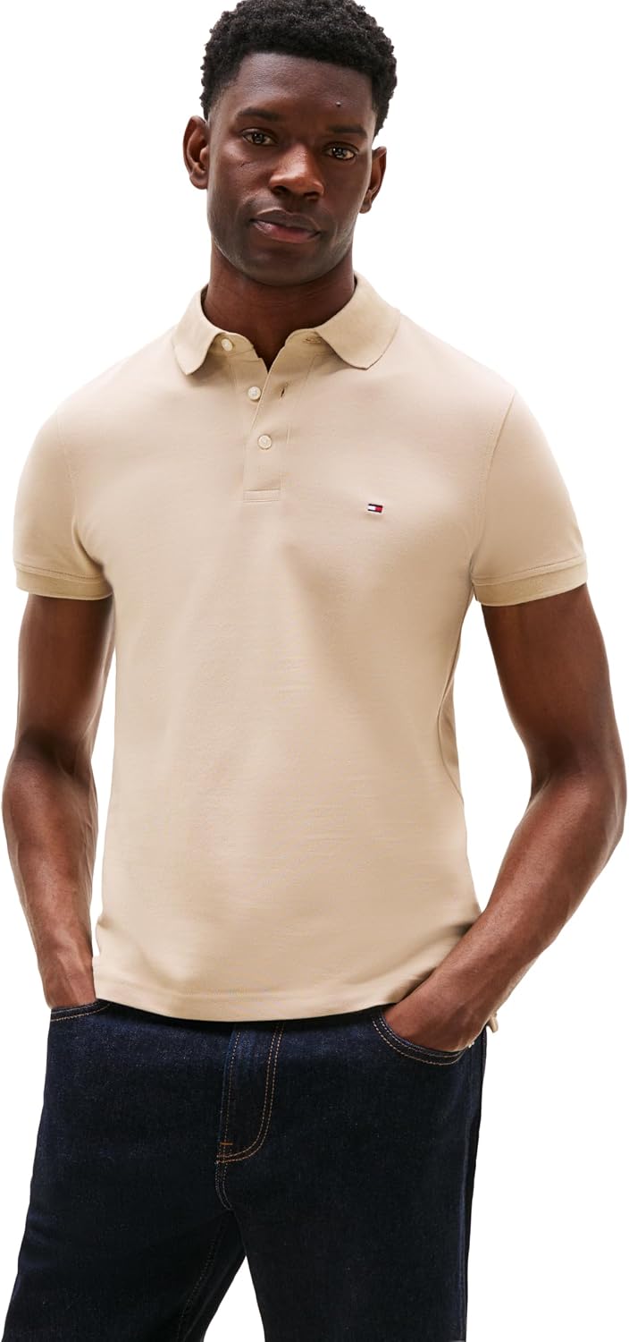 POLO PARA HOMBRE TOMMY HILFIGER SLIM FIT CON ALGODÓN ORGÁNICO Y STRETCH - 1