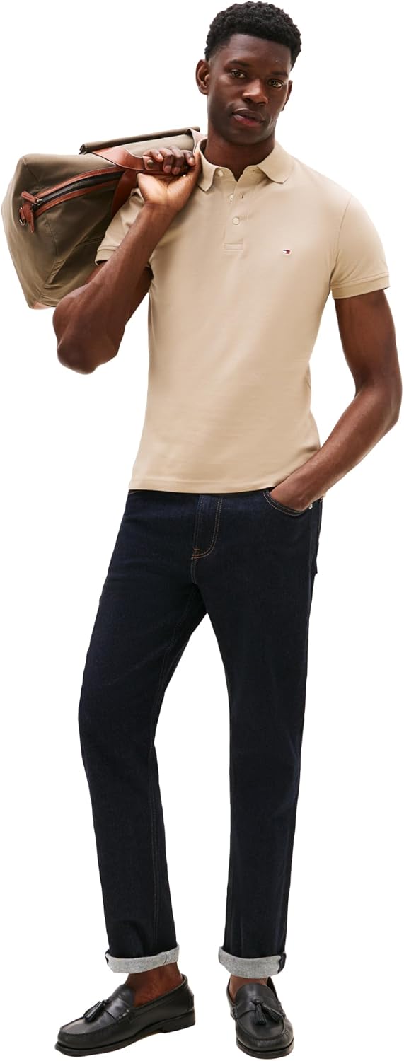 POLO PARA HOMBRE TOMMY HILFIGER SLIM FIT CON ALGODÓN ORGÁNICO Y STRETCH - 4