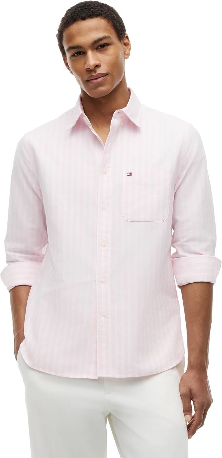 CAMISA HOMBRE TOMMY HILFIGER OXFORD MANGA LARGA REGULAR FIT - 1
