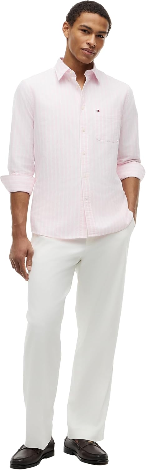 CAMISA HOMBRE TOMMY HILFIGER OXFORD MANGA LARGA REGULAR FIT - 3