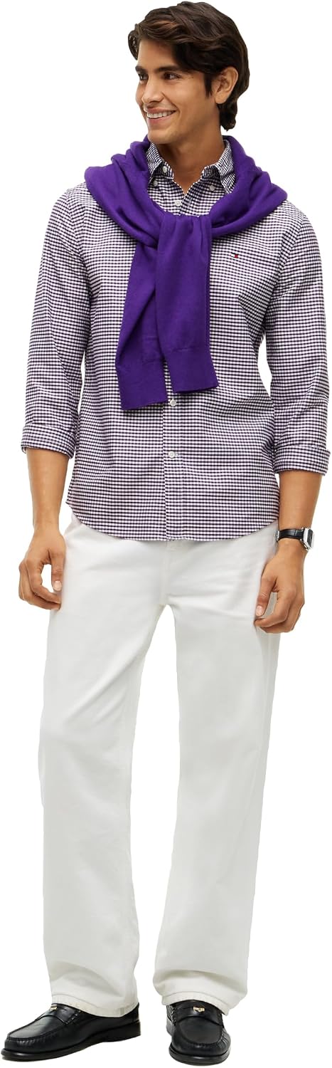 CAMISA HOMBRE TOMMY HILFIGER OXFORD MANGA LARGA REGULAR FIT - 3