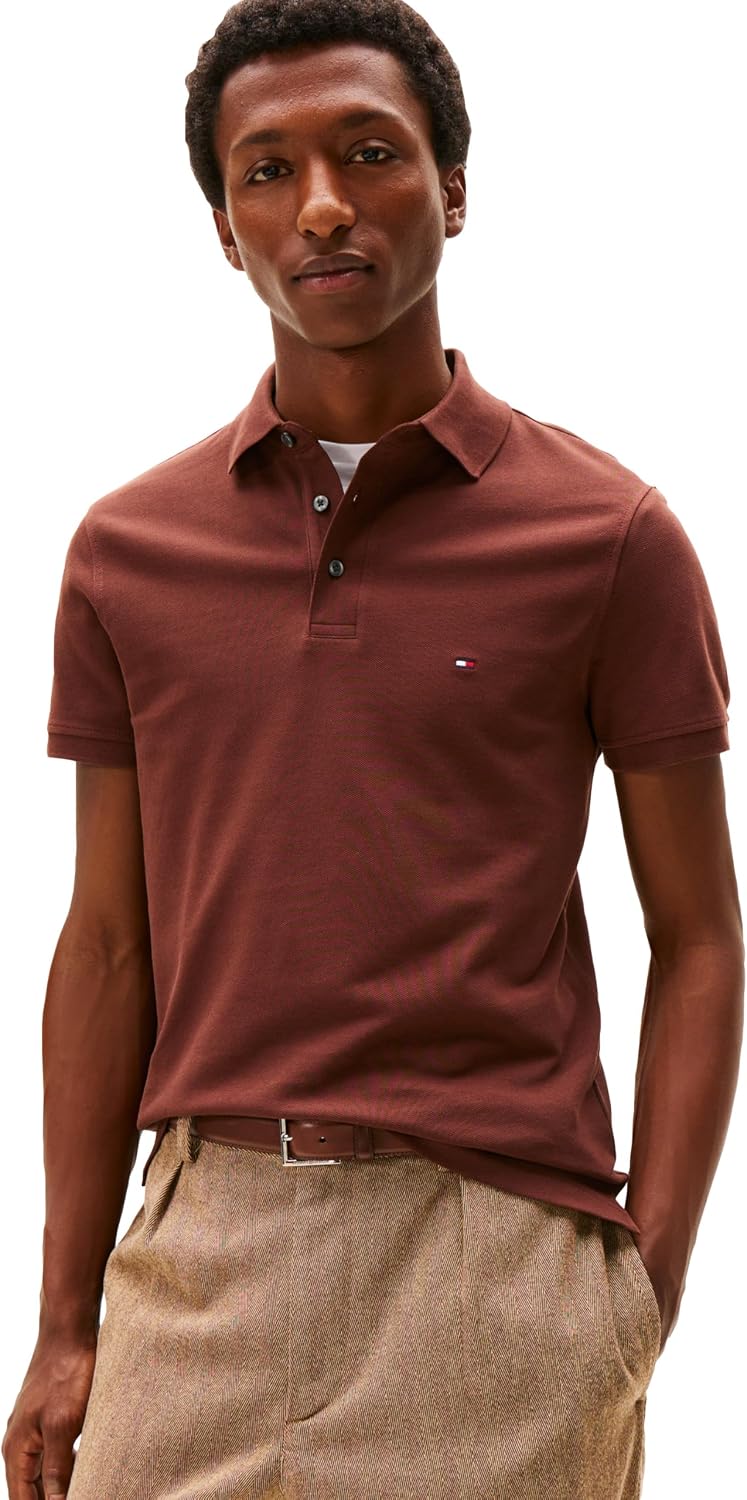 POLO PARA HOMBRE TOMMY HILFIGER SLIM FIT CON ALGODÓN ORGÁNICO Y STRETCH - 1