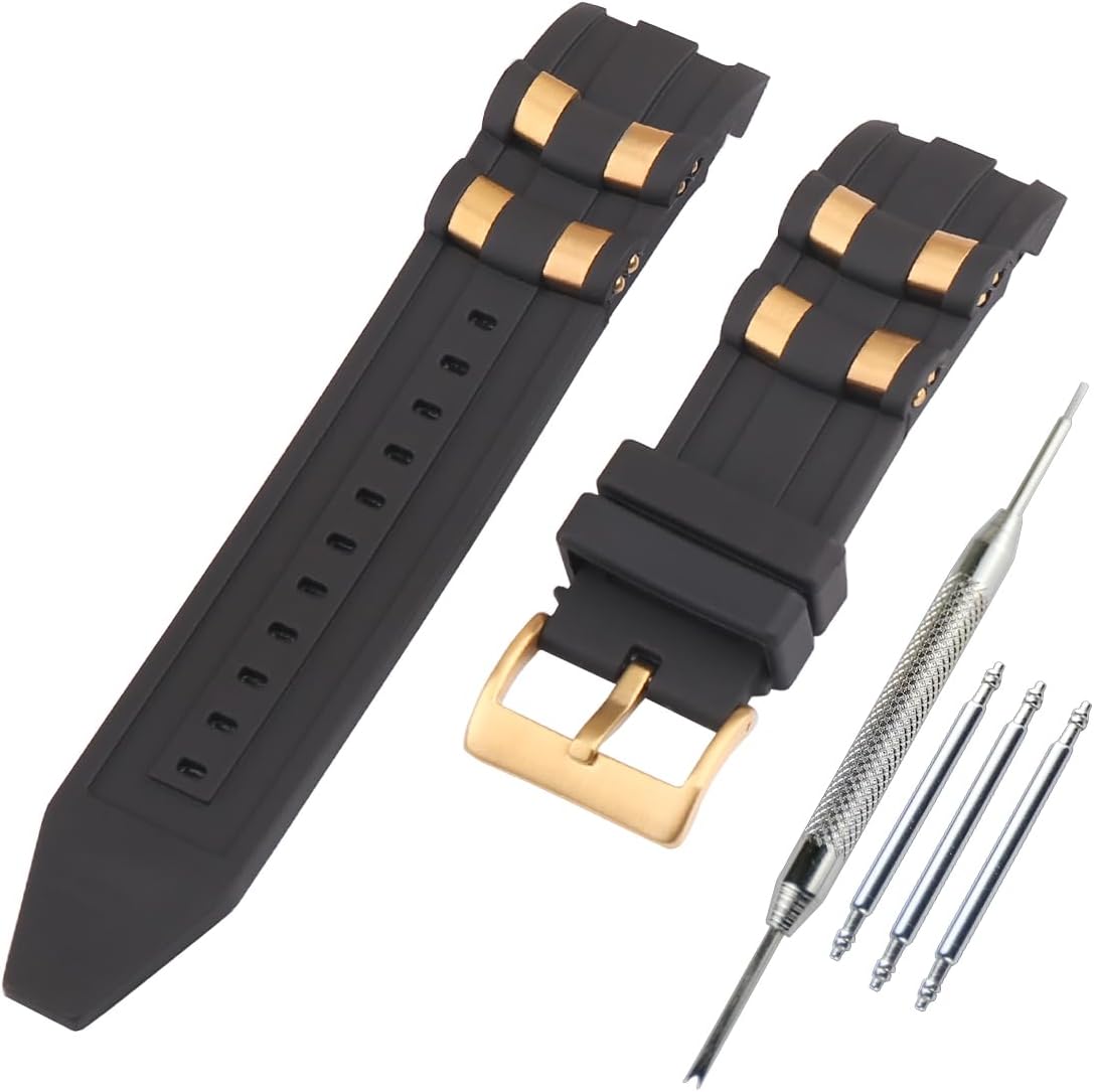 CORREA DE CAUCHO PARA RELOJ HOMBRE FACLE 26MM COMPATIBLE INVICTA PRO DIVER - 1