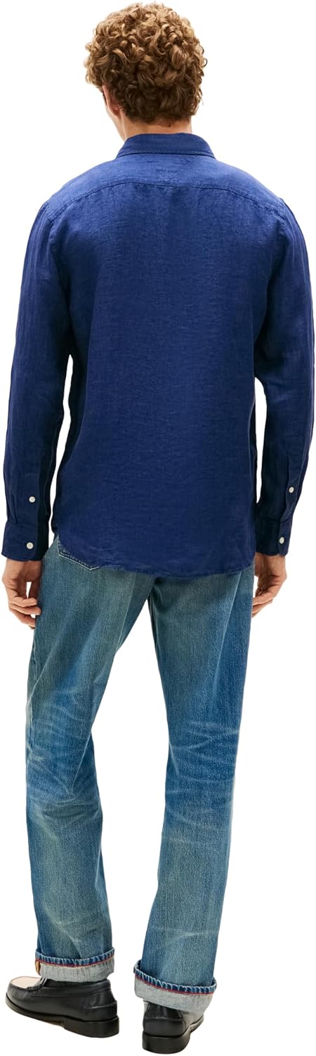 CAMISA DE LINO MANGA LARGA TOMMY HILFIGER PARA HOMBRE REGULAR FIT - 5