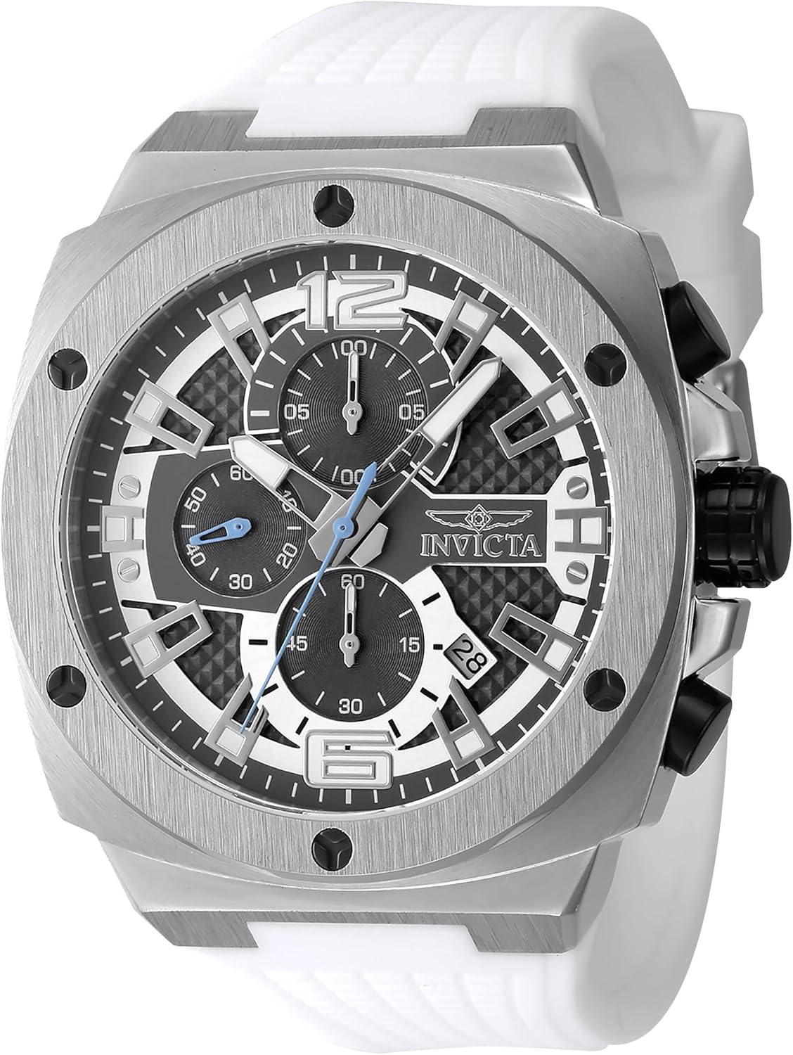 RELOJ DE PULSERA INVICTA RACING HOMBRE 47MM ACERO DORADO ESFERA NEGRO DORADO VD57 QUARTZ - 1