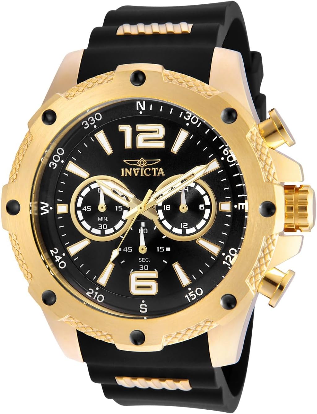RELOJ DE PULSERA INVICTA I-FORCE CUARZO NEGRO 52MM - 1