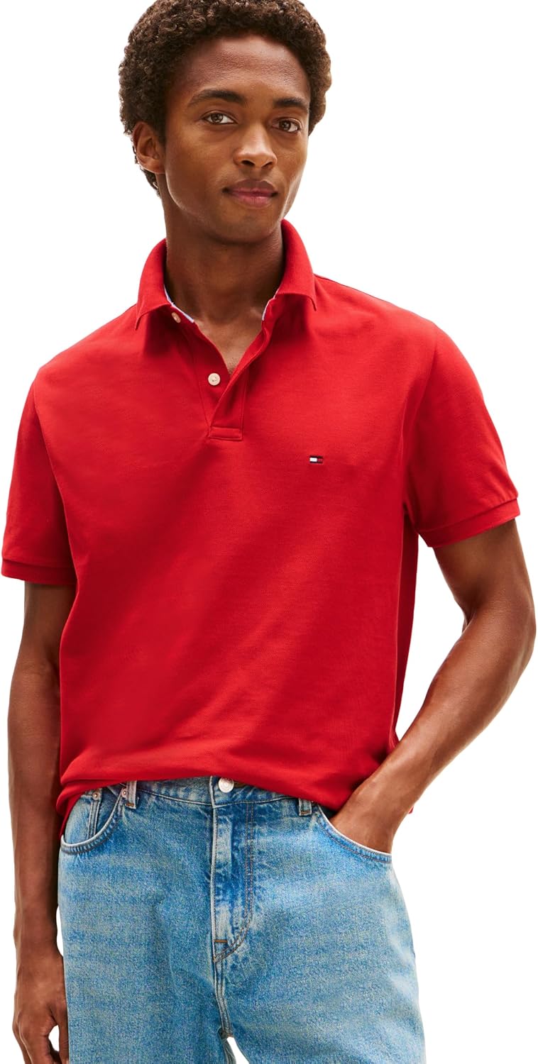 POLO PARA HOMBRE TOMMY HILFIGER MANGA CORTA ALGODÓN REGULAR FIT - 1