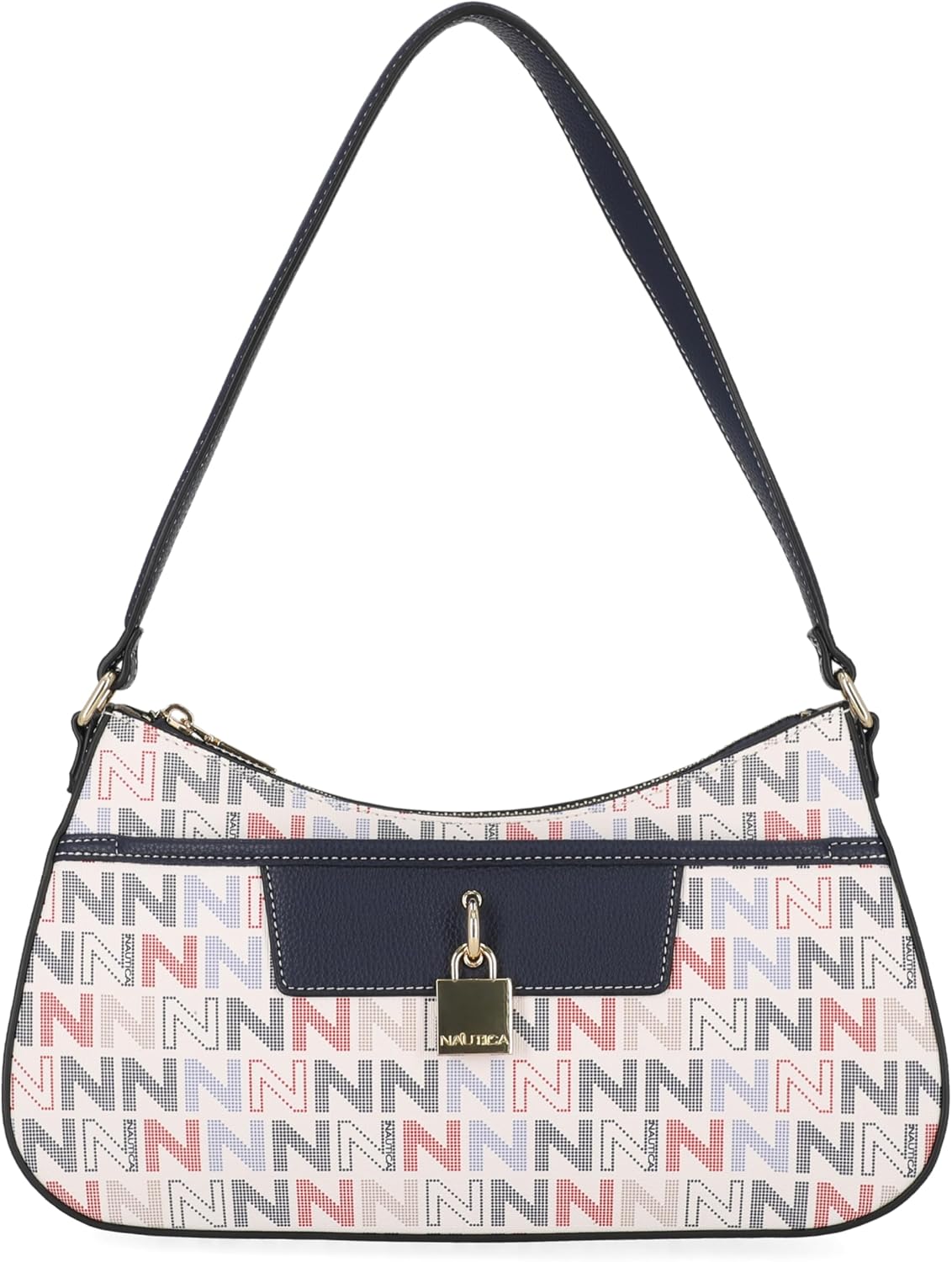 BOLSO HOBO PARA MUJER NAUTICA VOYAGER EN CUERO VEGANO GRANDE CON CIERRE DE CREMALLERA - 5