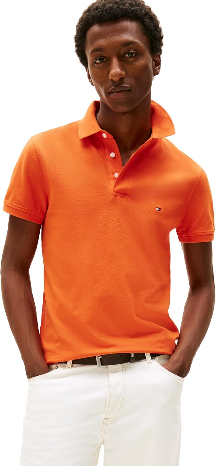 POLO PARA HOMBRE TOMMY HILFIGER SLIM FIT CON ALGODÓN ORGÁNICO Y STRETCH - 1