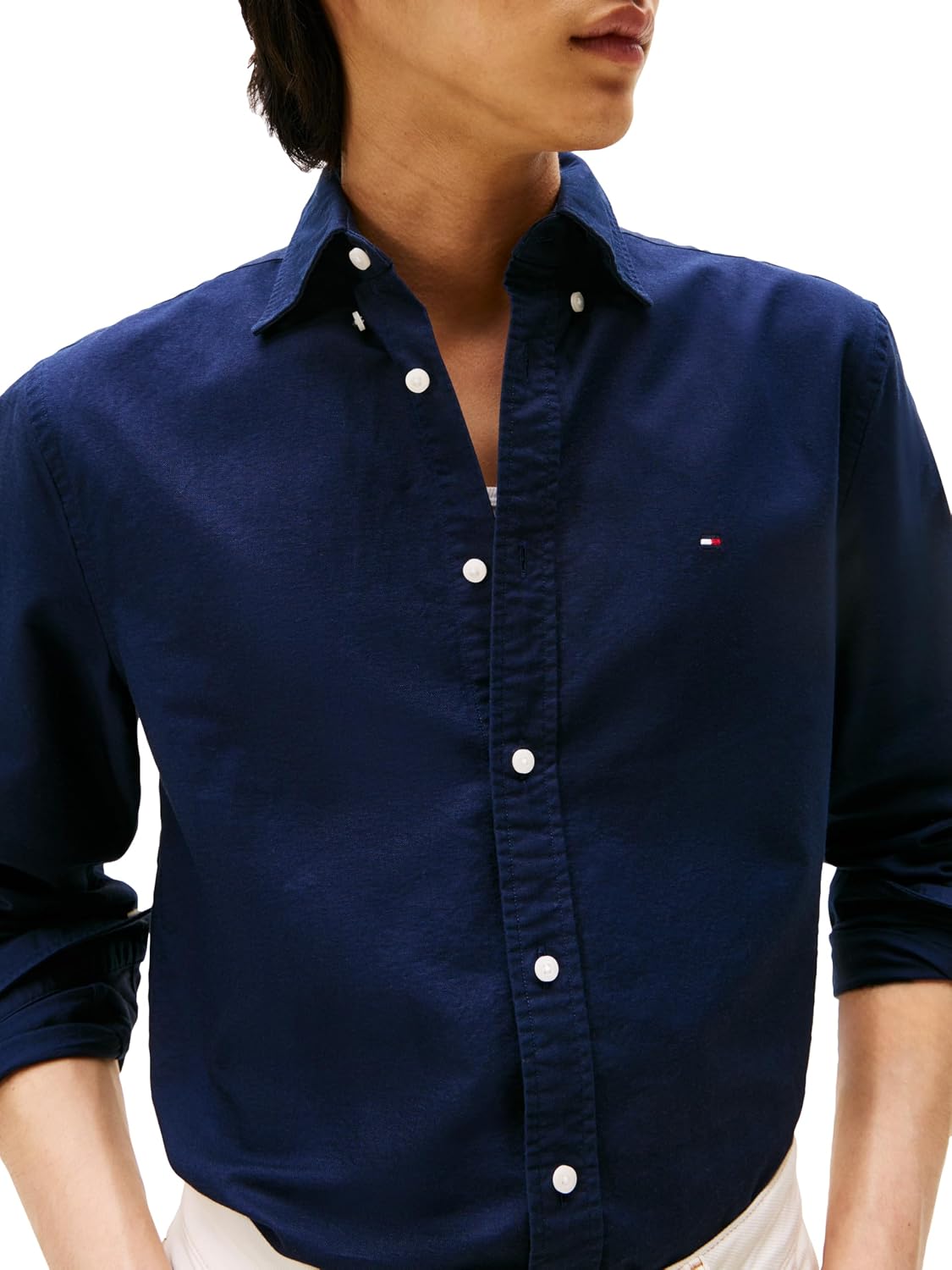 CAMISA DE HOMBRE TOMMY HILFIGER OXFORD MANGA LARGA REGULAR FIT - 2