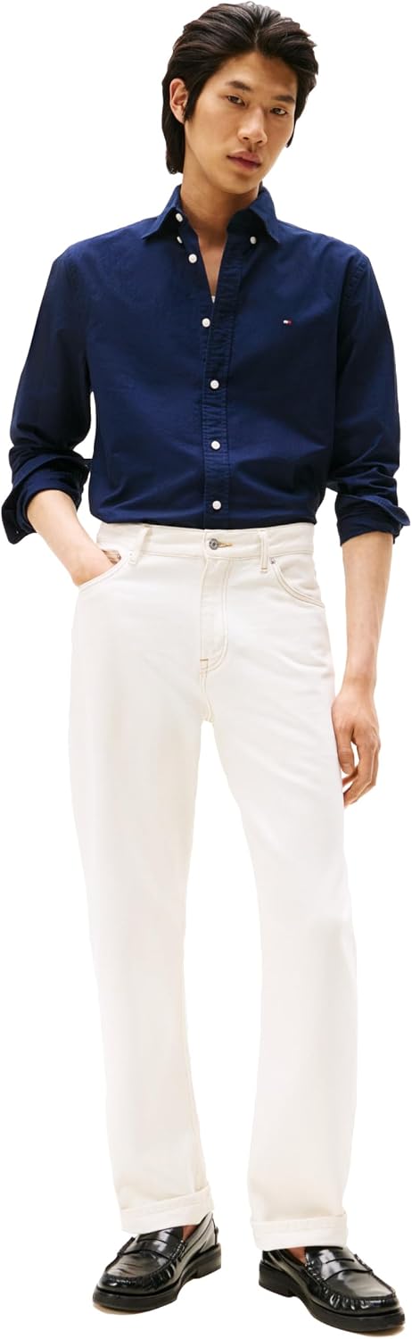 CAMISA DE HOMBRE TOMMY HILFIGER OXFORD MANGA LARGA REGULAR FIT - 3