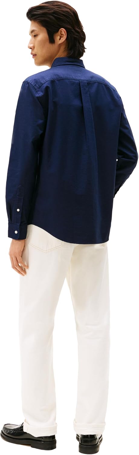 CAMISA DE HOMBRE TOMMY HILFIGER OXFORD MANGA LARGA REGULAR FIT - 4