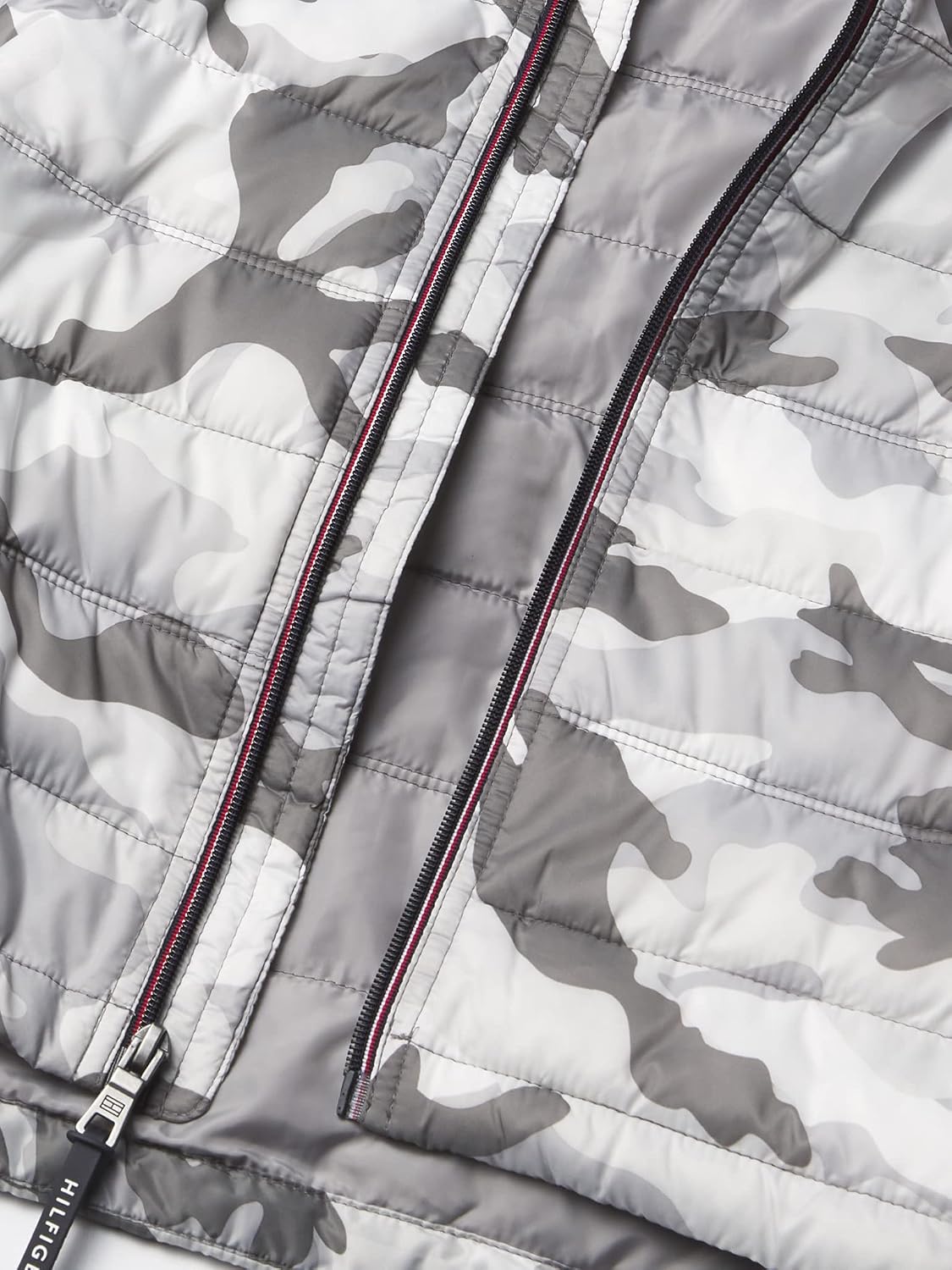 CASACA HOMBRE TOMMY HILFIGER ULTRA LOFT LIGERA PLEGABLE CAMUFLAJE BLANCO - 3