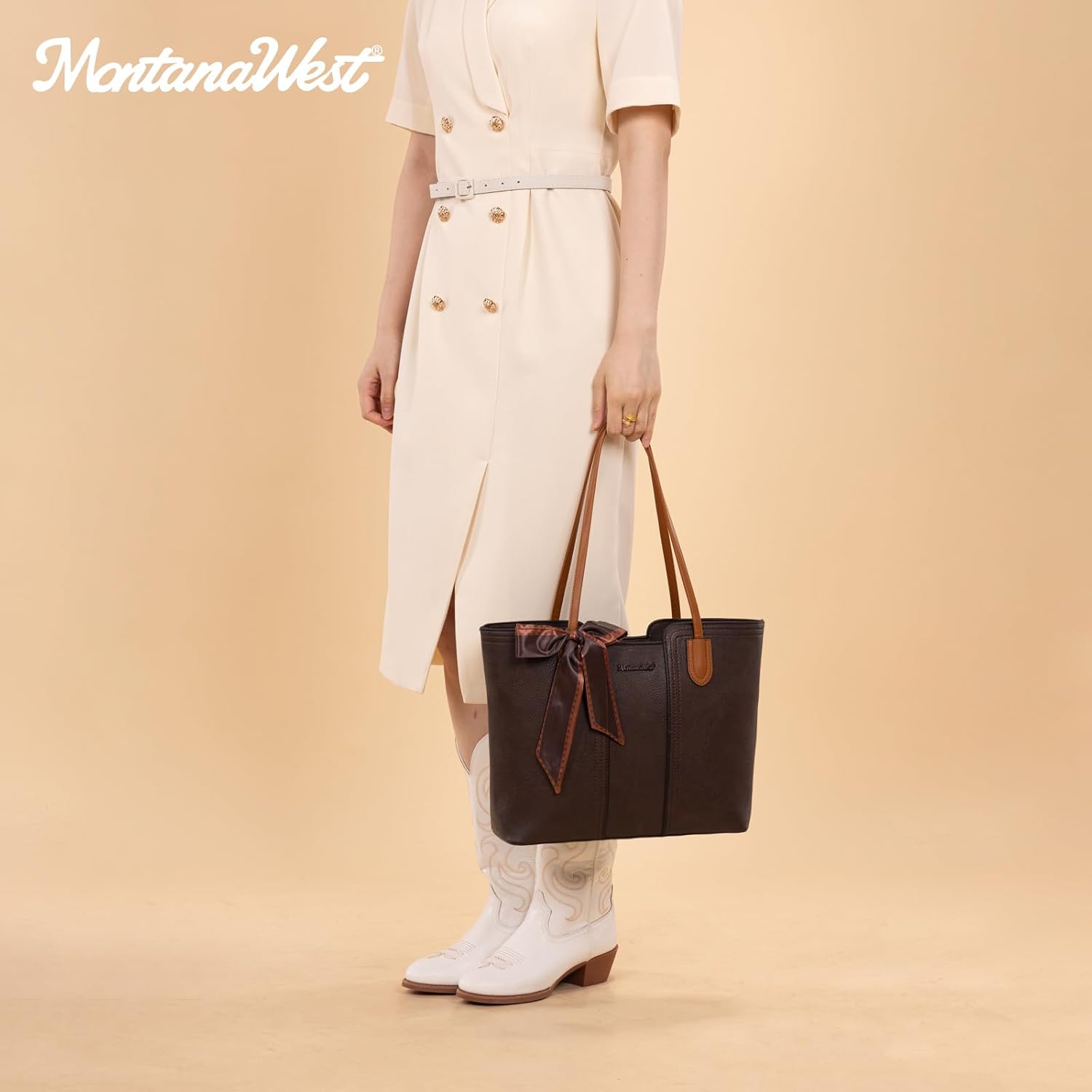 BOLSO TOTE MONTANA WEST PARA MUJER SATCHEL CON ASA SUPERIOR - 2