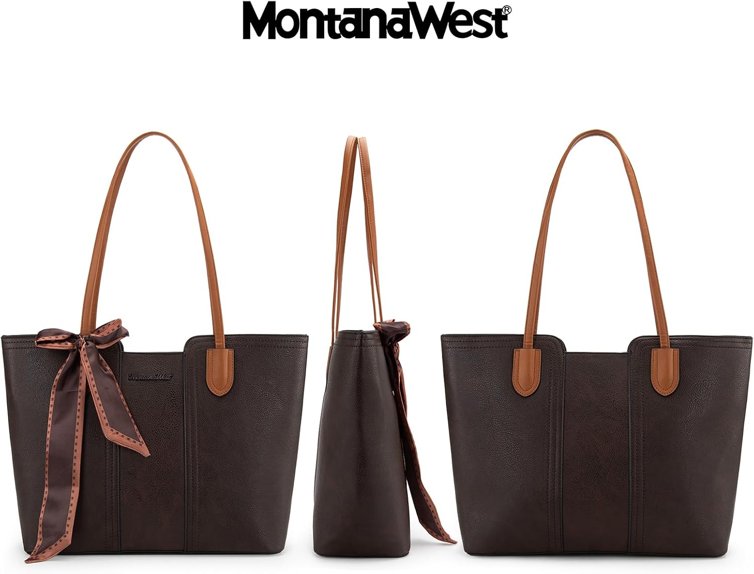 BOLSO TOTE MONTANA WEST PARA MUJER SATCHEL CON ASA SUPERIOR - 4