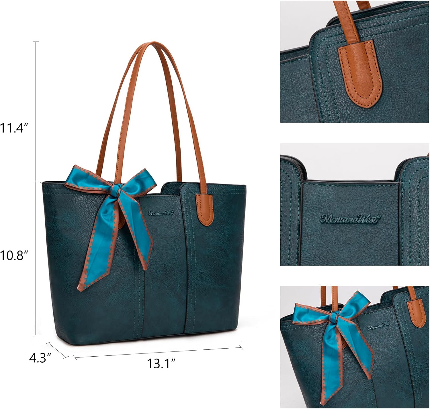 BOLSO TOTE MONTANA WEST PARA MUJER SATCHEL TOP HANDLE - 5