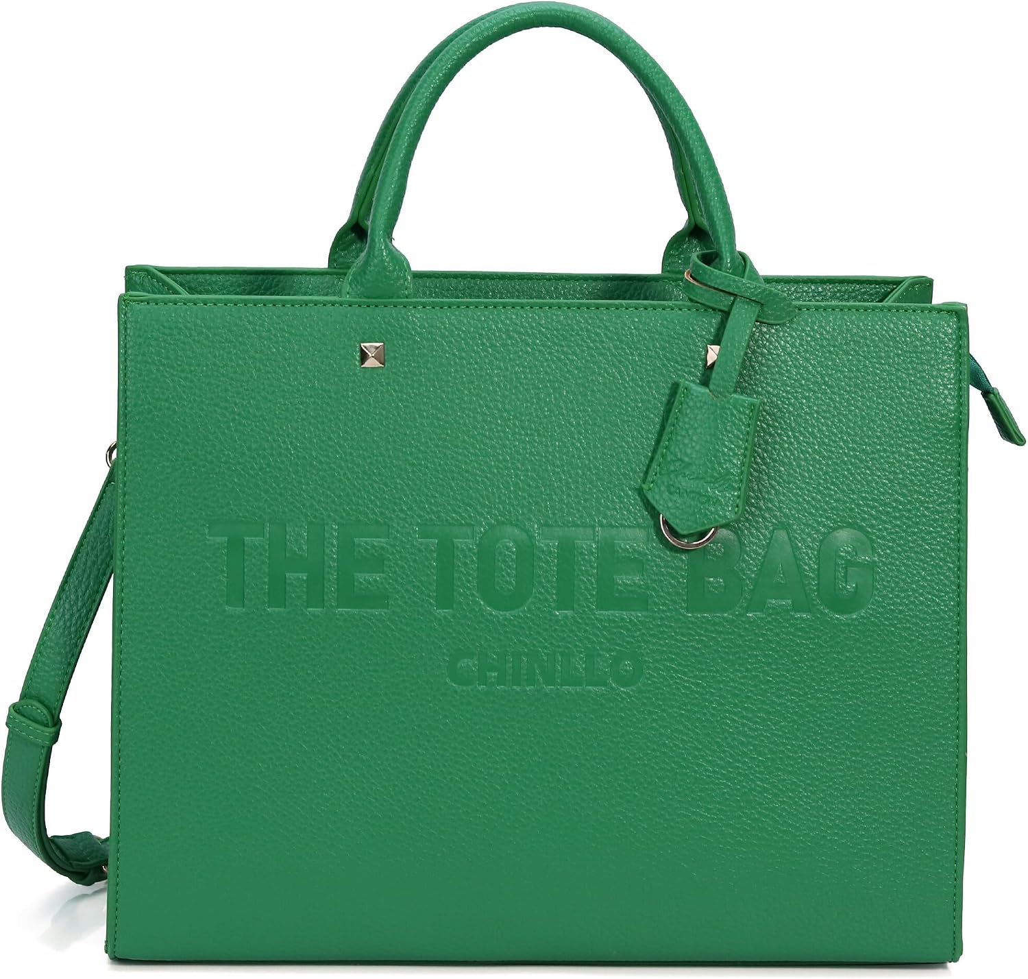 BOLSO TOTE CHINLLO PARA MUJER VERDE GRANO SMALL 4L - 1