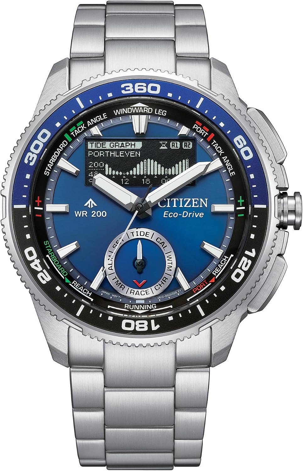 RELOJ DE PULSERA CITIZEN ECO-DRIVE WAVETRACKER HOMBRE 42MM ACERO INOXIDABLE - 1