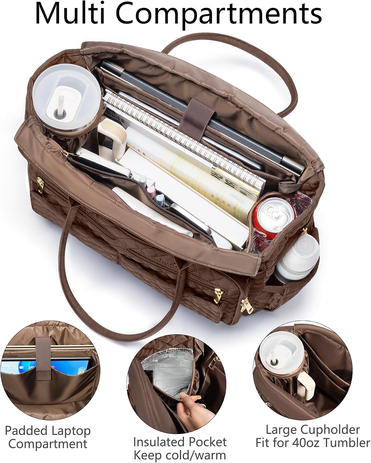 BOLSO TOTE BAG BAGSTELLAR TEACHER PARA MUJER, PARA LAPTOP 15.6' - 3