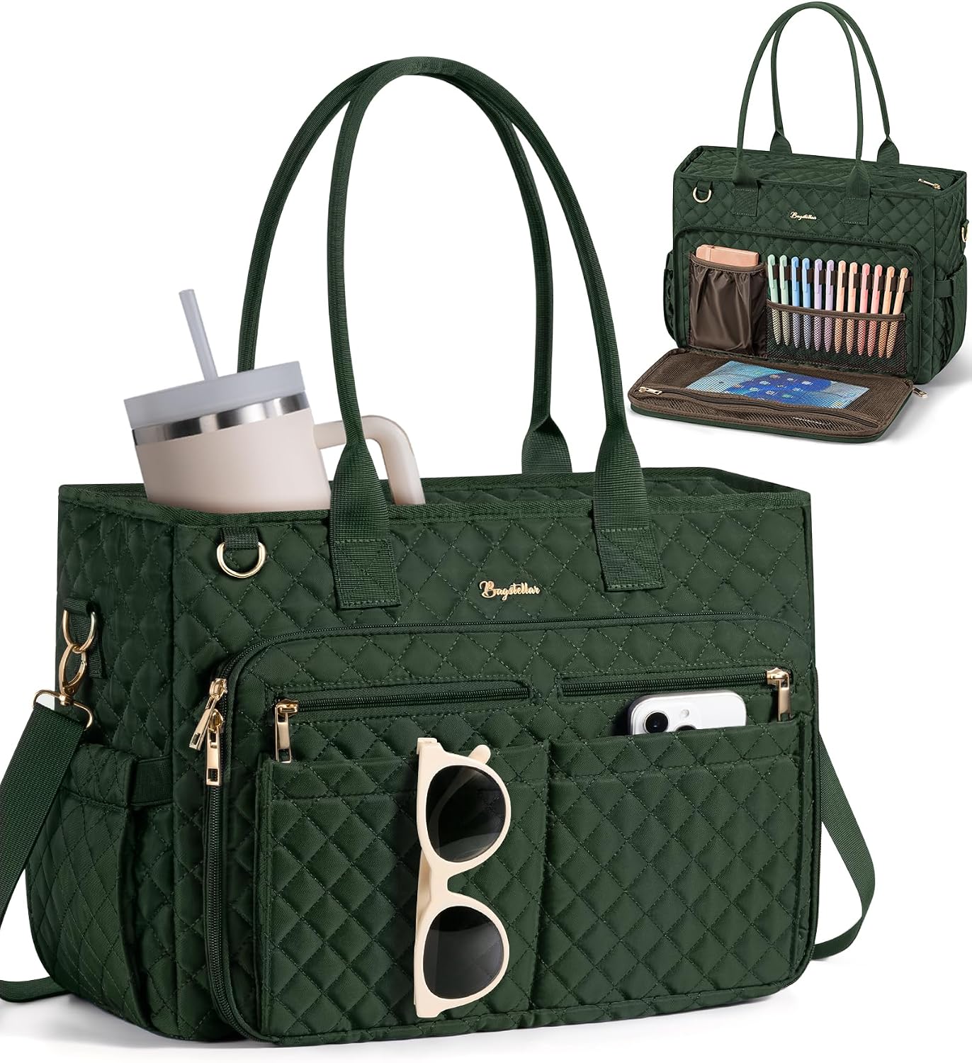 BOLSO TOTE BAG BAGSTELLAR TEACHER PARA MUJER, PARA LAPTOP 15.6' - 1