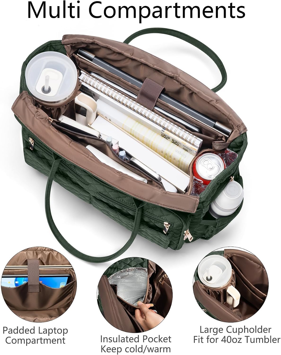 BOLSO TOTE BAG BAGSTELLAR TEACHER PARA MUJER, PARA LAPTOP 15.6' - 3