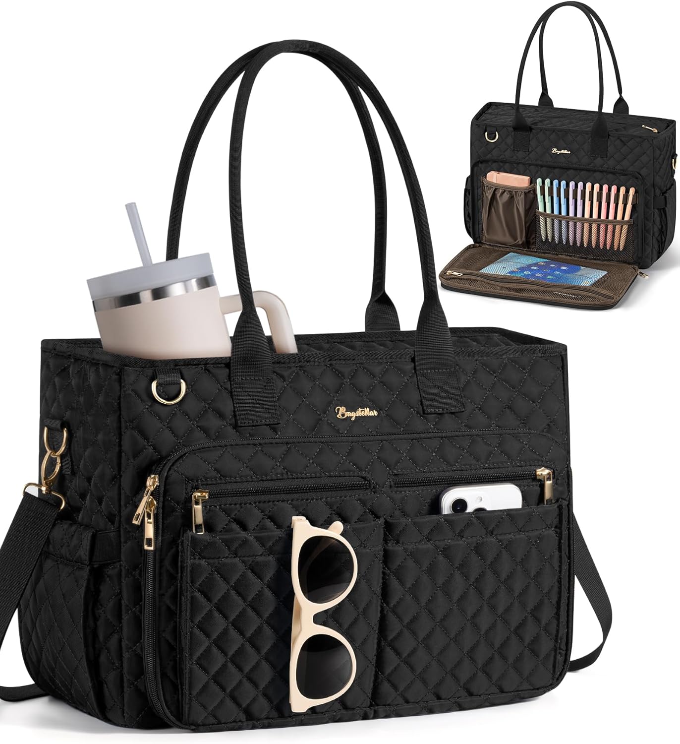 BOLSO TOTE BAG BAGSTELLAR TEACHER PARA MUJER, PARA LAPTOP 15.6' - 1