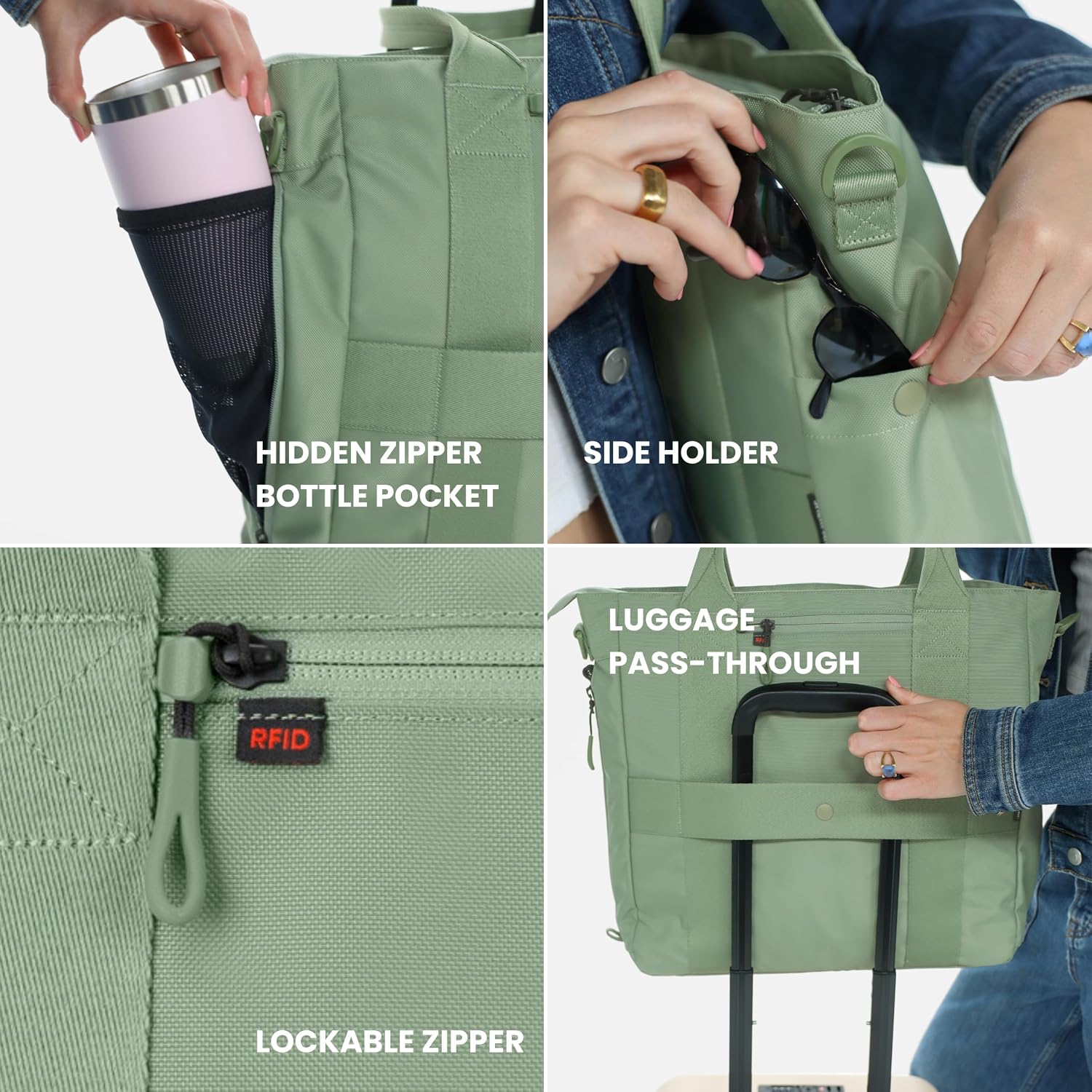 BOLSO TOTE SHERPANI JETSETTER PARA LAPTOP 15.6' - 3