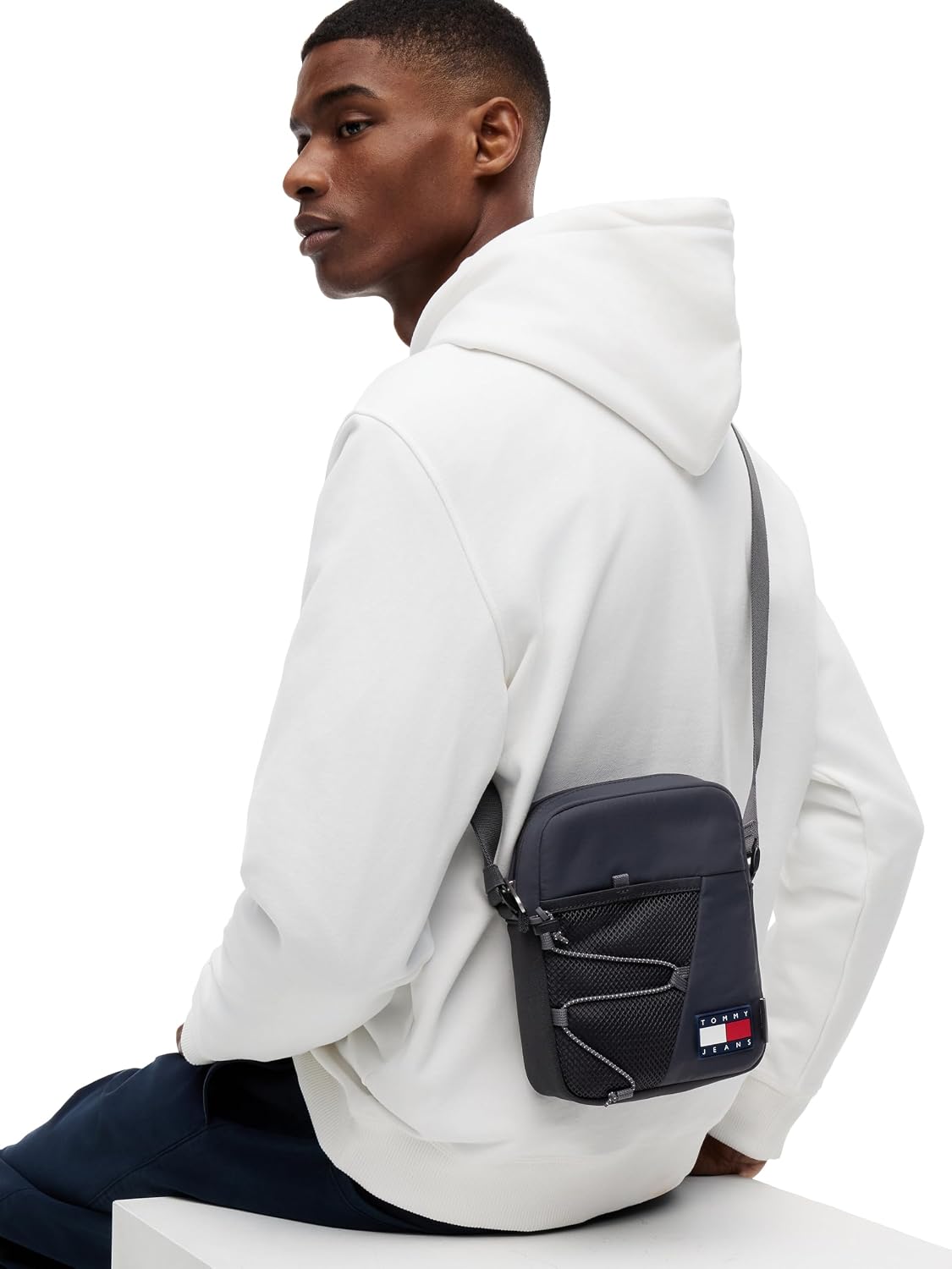 BOLSO CRUZADO LIGERO PARA HOMBRE TOMMY JEANS CON BOLSILLO CON CIERRE - 2