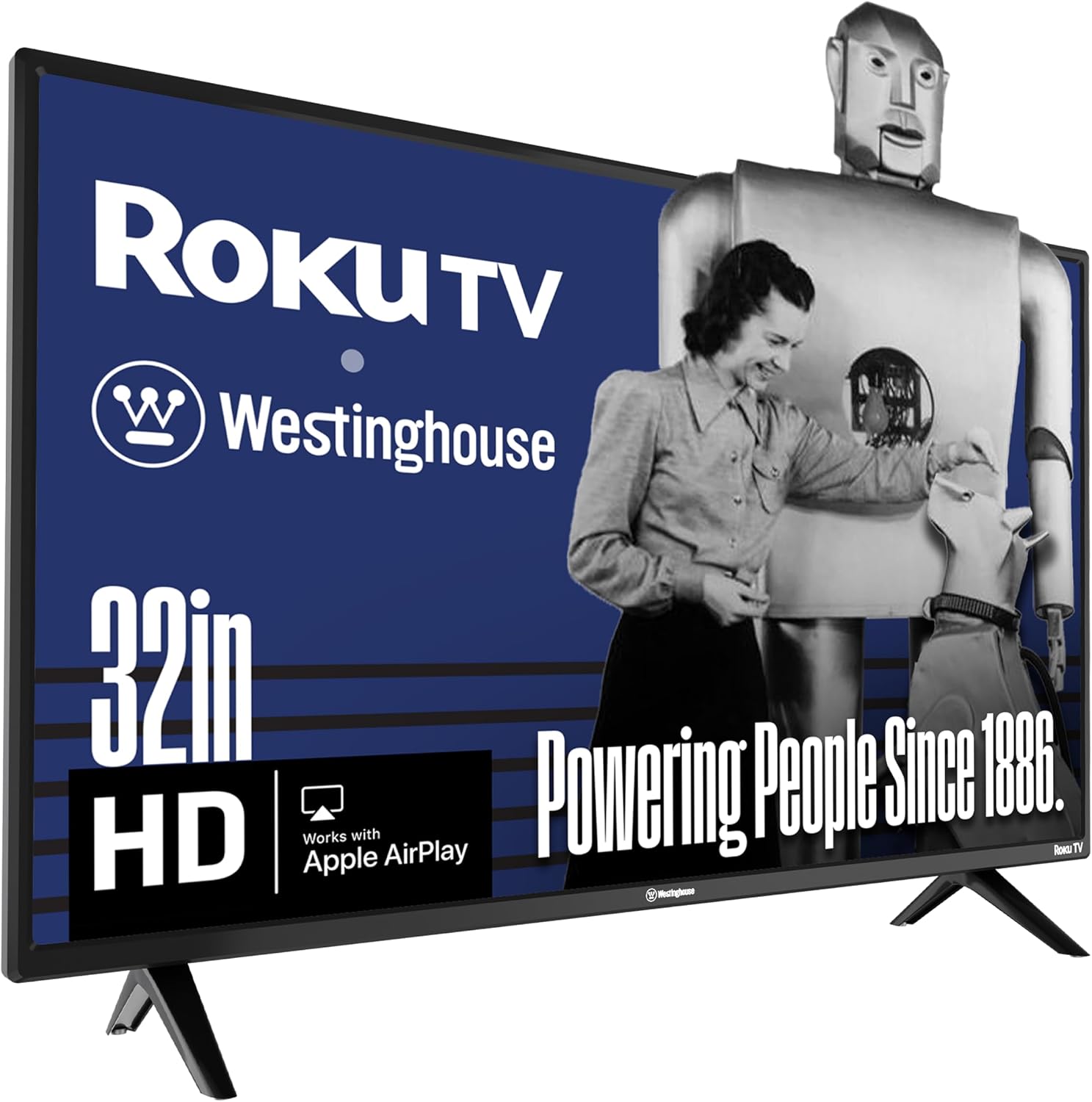 TELEVISOR WESTINGHOUSE ROKU 32 PULGADAS HD SMART TV CON DOLBY AUDIO Y APPLE AIRPLAY - 1