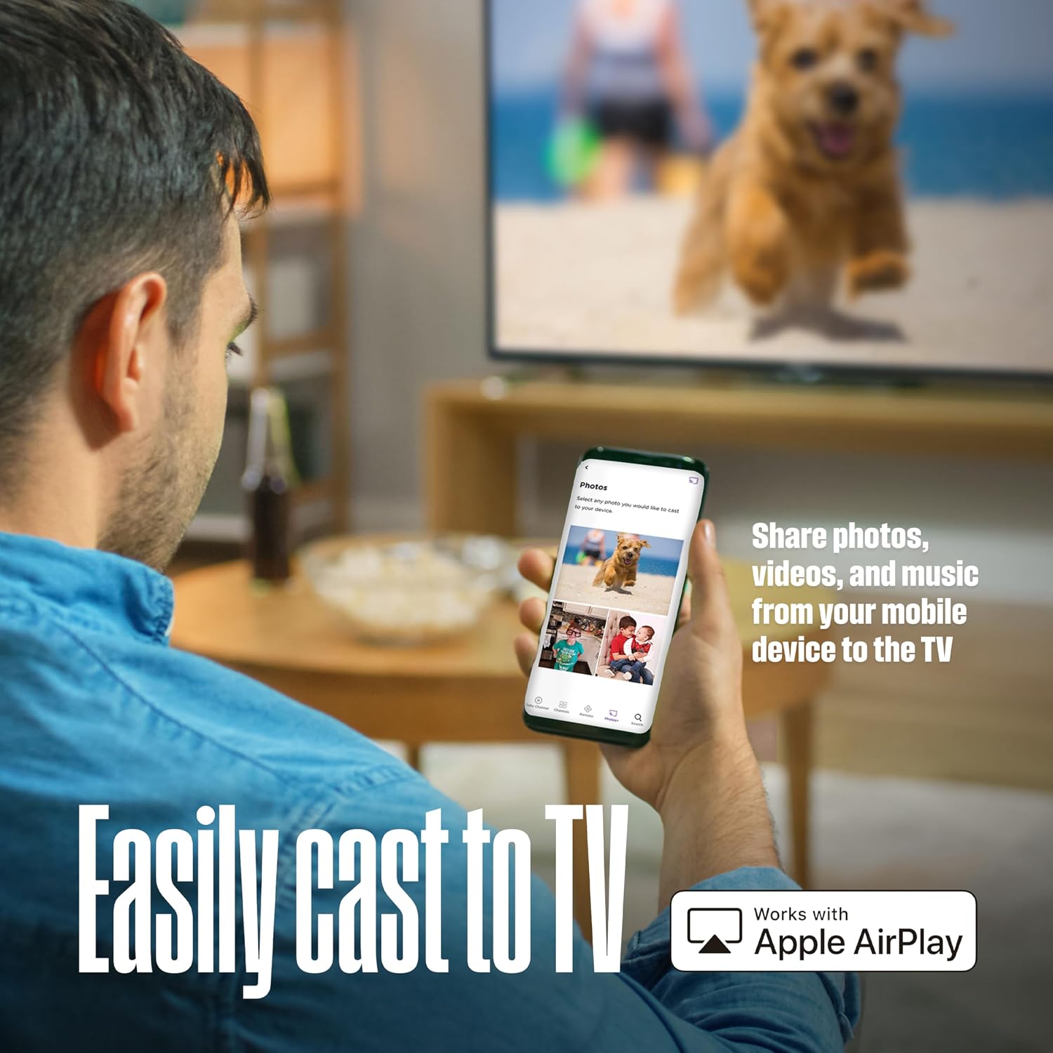 TELEVISOR WESTINGHOUSE ROKU 32 PULGADAS HD SMART TV CON DOLBY AUDIO Y APPLE AIRPLAY - 3