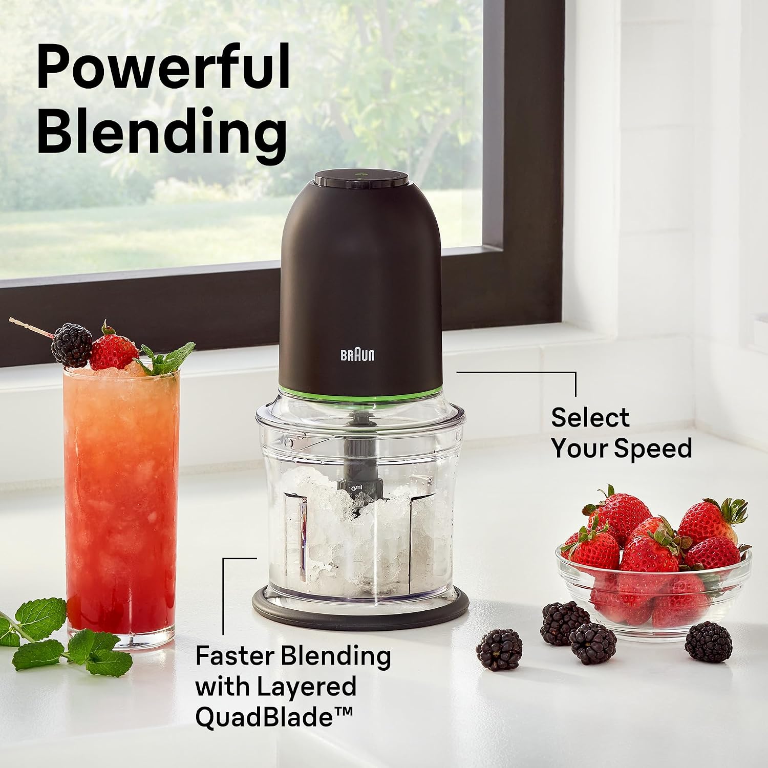 PROCESADORA DE ALIMENTOS BRAUN EASYPREP MINI 4 TAZAS 2 VELOCIDADES QUADBLADE - 4