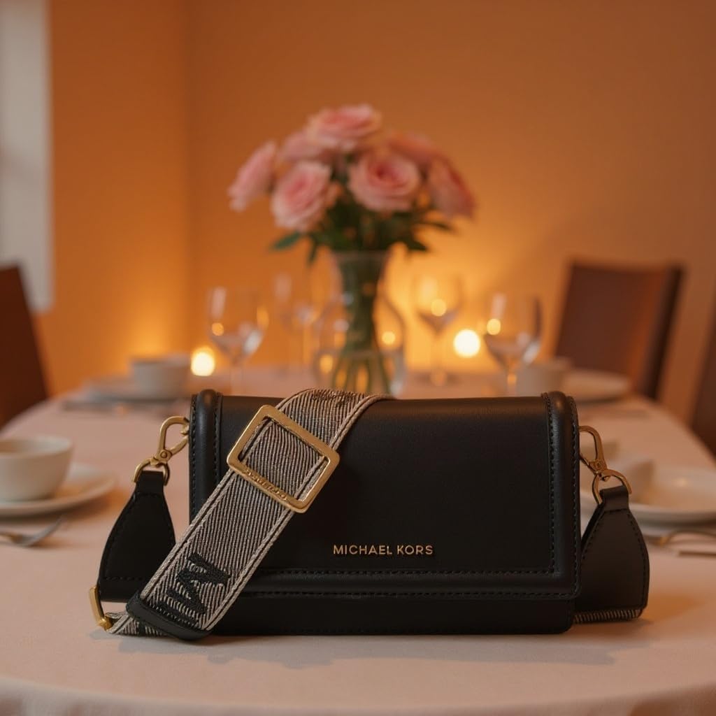 BOLSO CRUZADO MICHAEL KORS JET SET SMALL PHONE CON CORREA WEB - 3