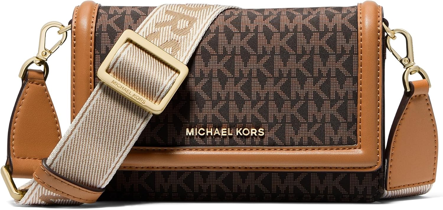 BOLSO CRUZADO MICHAEL KORS JET SET SMALL PHONE CON CORREA TEJIDA - 1