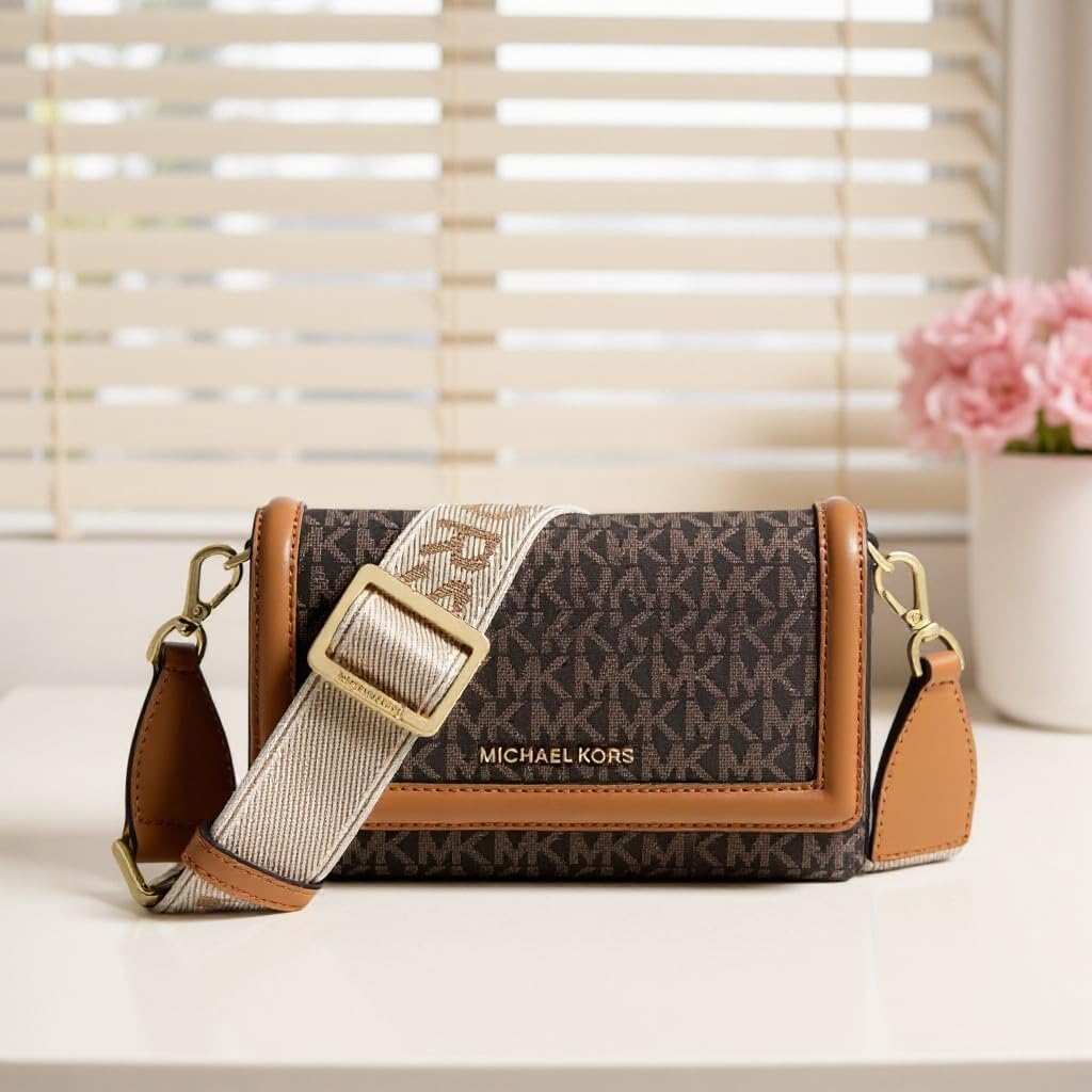 BOLSO CRUZADO MICHAEL KORS JET SET SMALL PHONE CON CORREA TEJIDA - 3