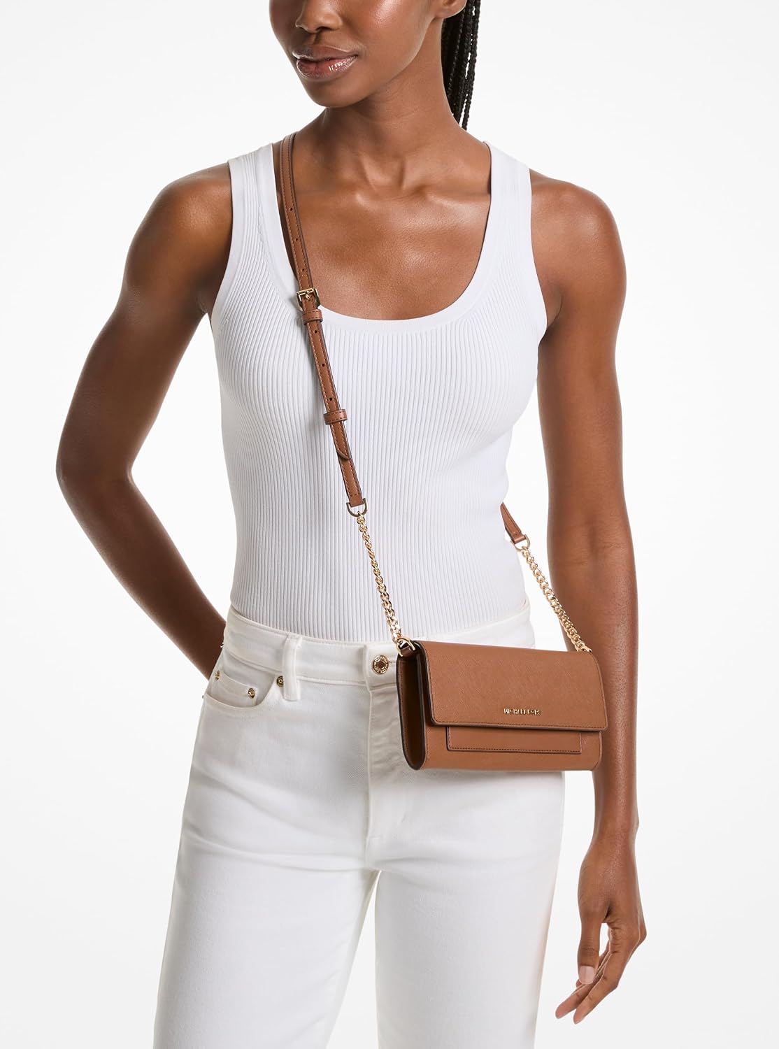 BOLSO CRUZADO CON BILLETERA MICHAEL KORS JET SET MEDIANO 2 EN 1 - 2