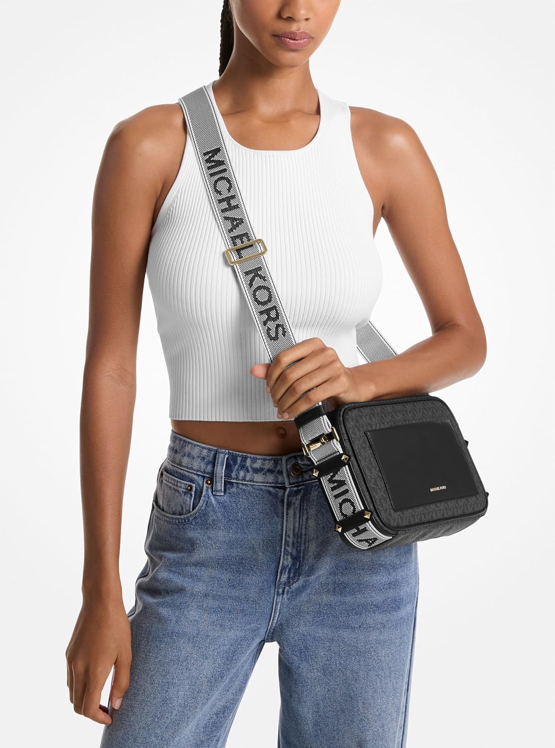 BOLSO CRUZADO MICHAEL KORS MAEVE LARGE POCKET - 3