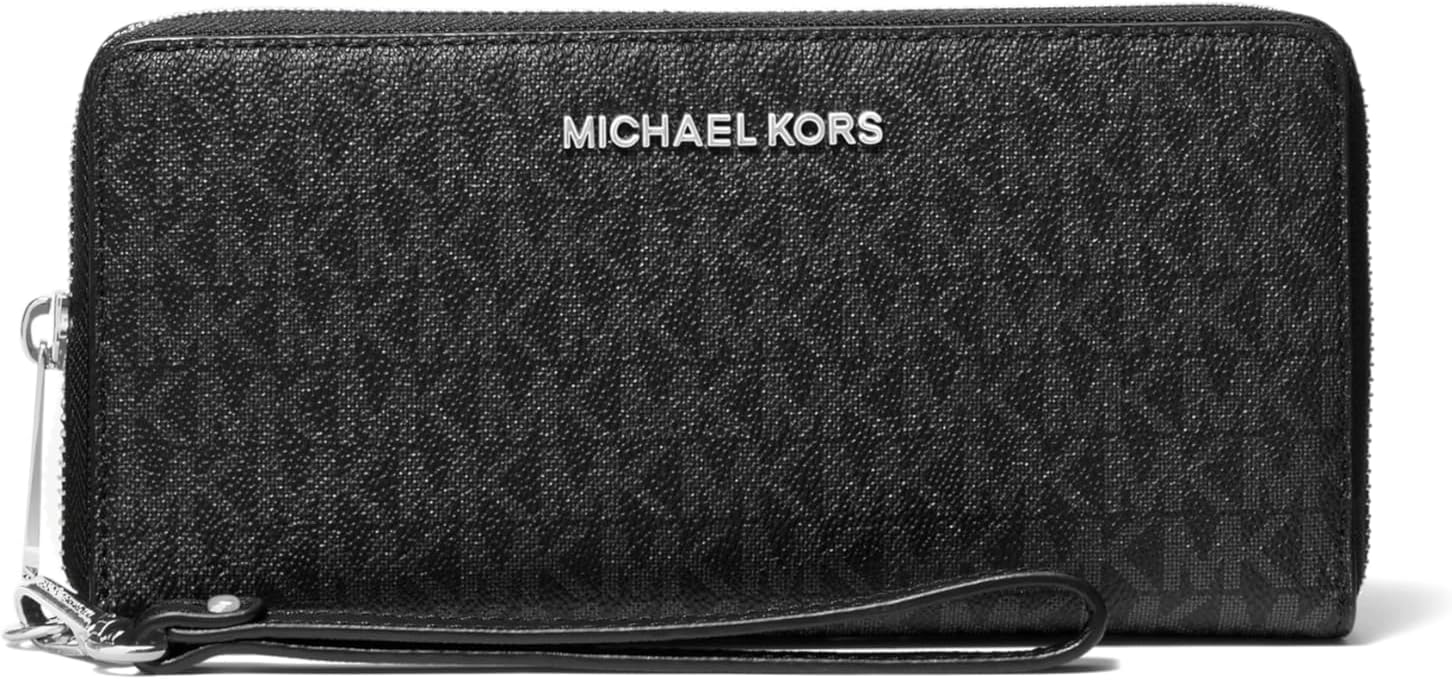 CARTERA MICHAEL KORS JET SET TRAVEL CONTINENTAL MARRÓN Y ROSADO - 4