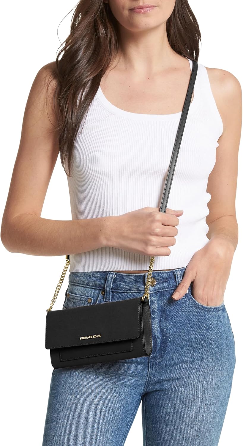 CARTERA MICHAEL KORS JET SET MEDIANA 2 EN 1 CON CADENA CROSSBODY - 2