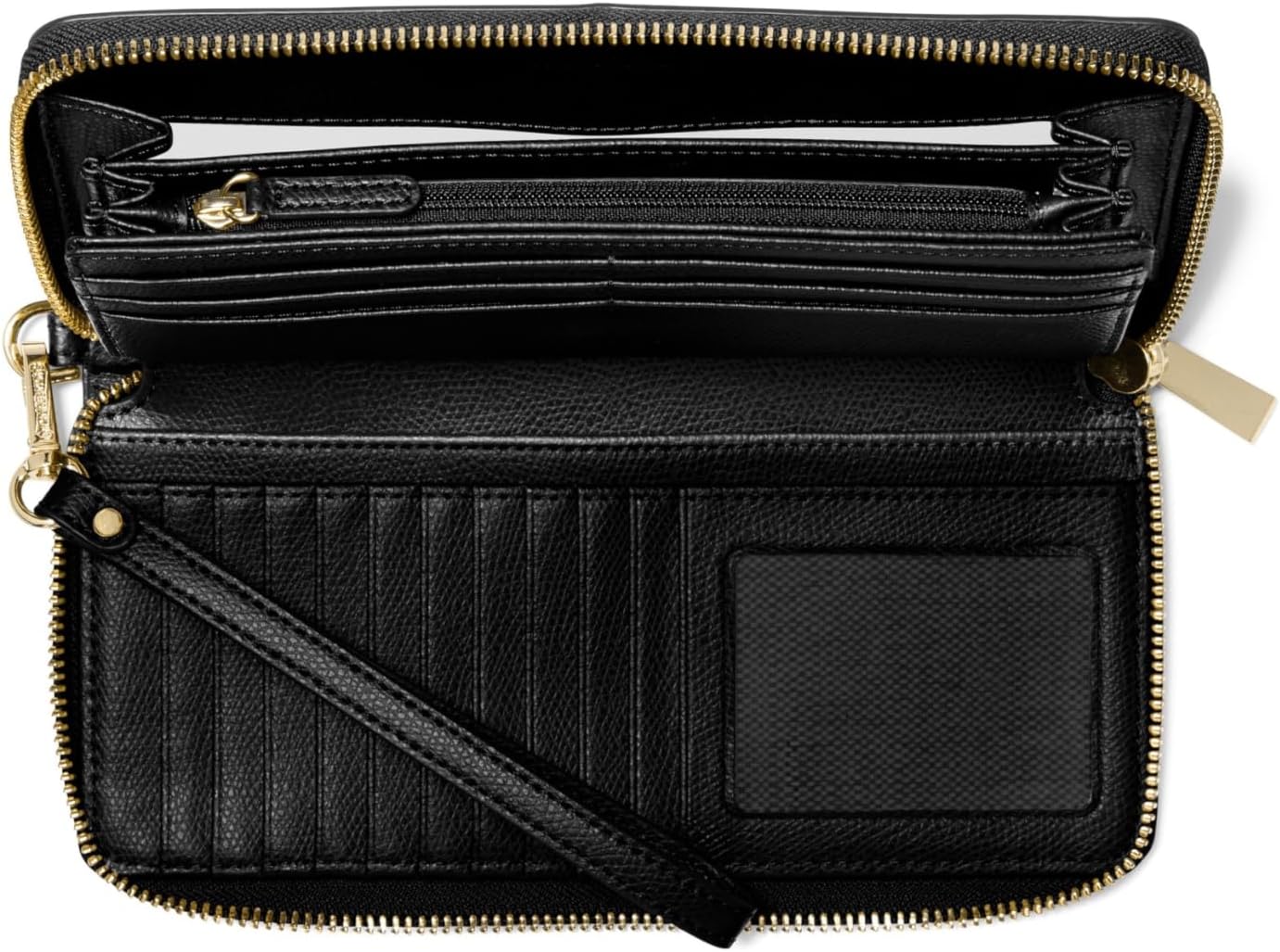 BOLSO MICHAEL KORS JET SET TRAVEL CONTINENTAL NEGRO CON DETALLES DORADOS - 2