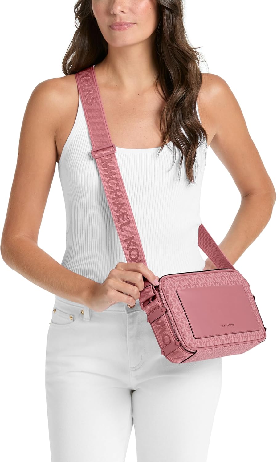 BOLSO CRUZADO MICHAEL KORS MAEVE LARGE POCKET - 4