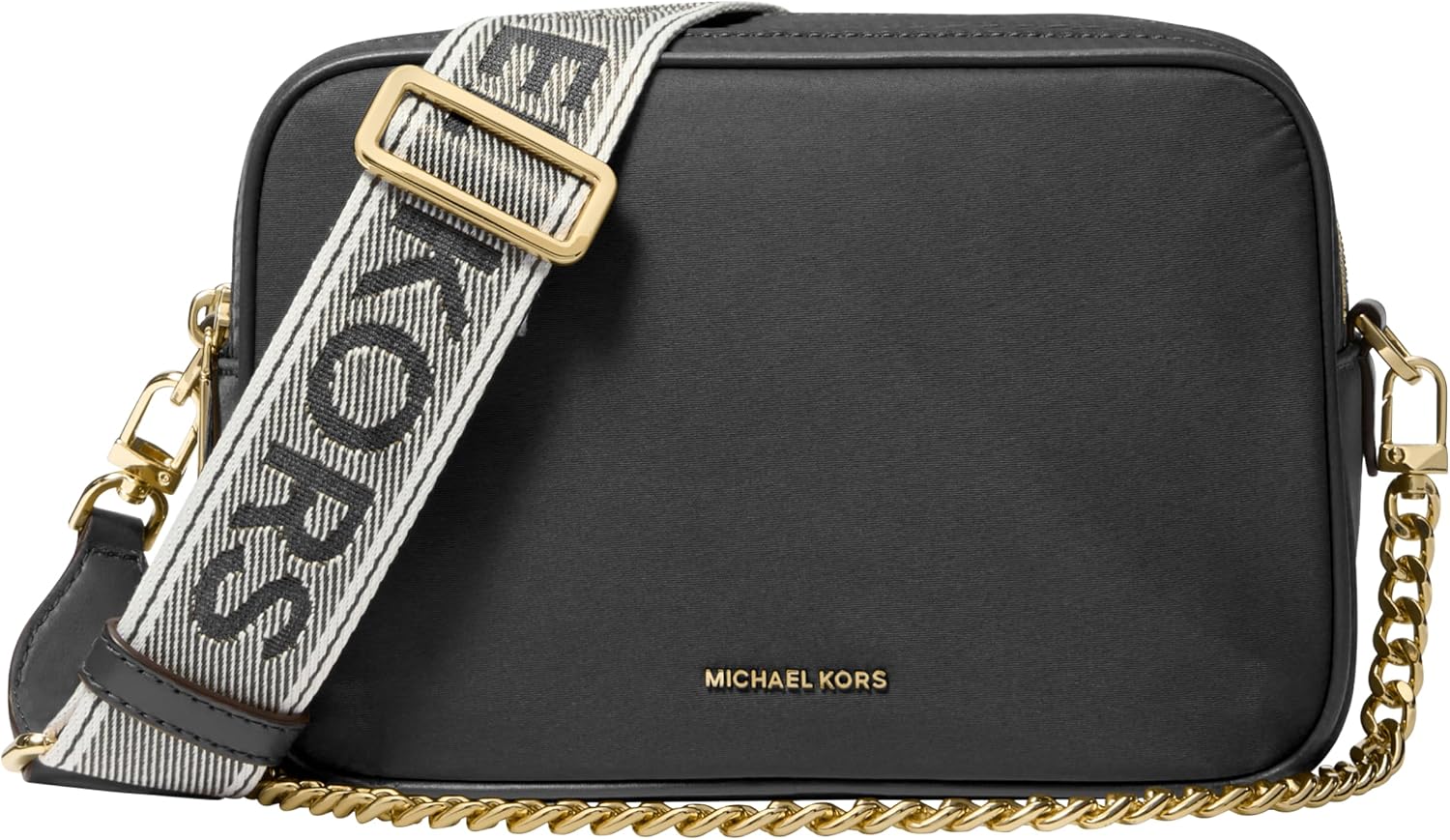 BOLSO CRUZADO MICHAEL KORS BRYANT MEDIANO DOBLE CIERRE CON CADENA - 1