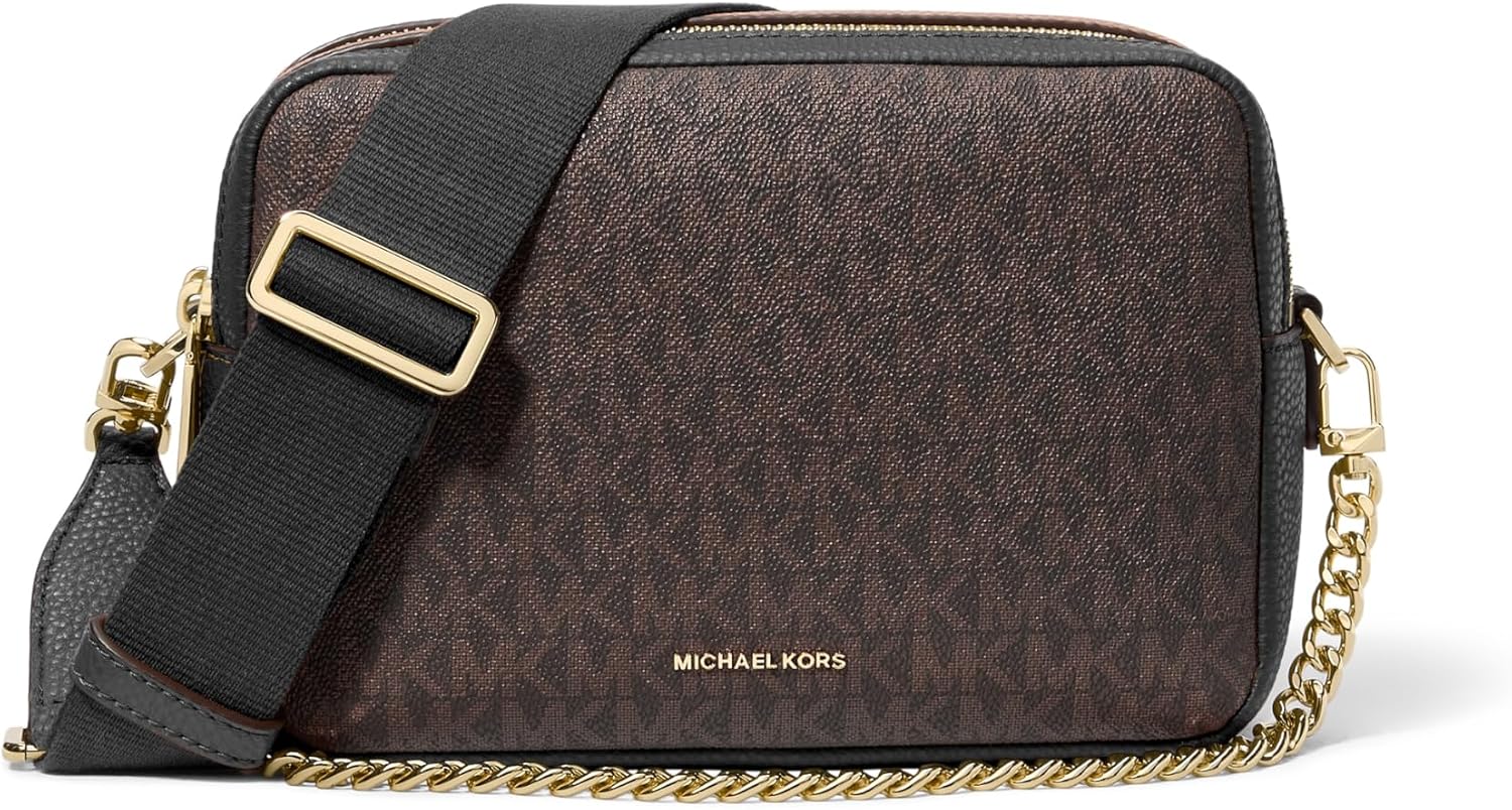 BOLSO CRUZADO MICHAEL KORS BRYANT MEDIANO CON DOBLE CIERRE Y CADENA - 1