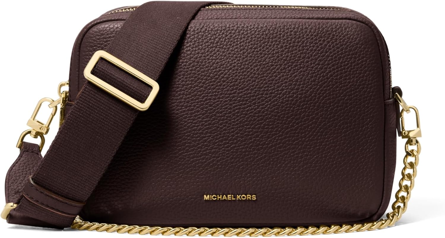 BOLSO CRUZADO MICHAEL KORS BRYANT MEDIANO CON DOBLE CIERRE Y CADENA - 1
