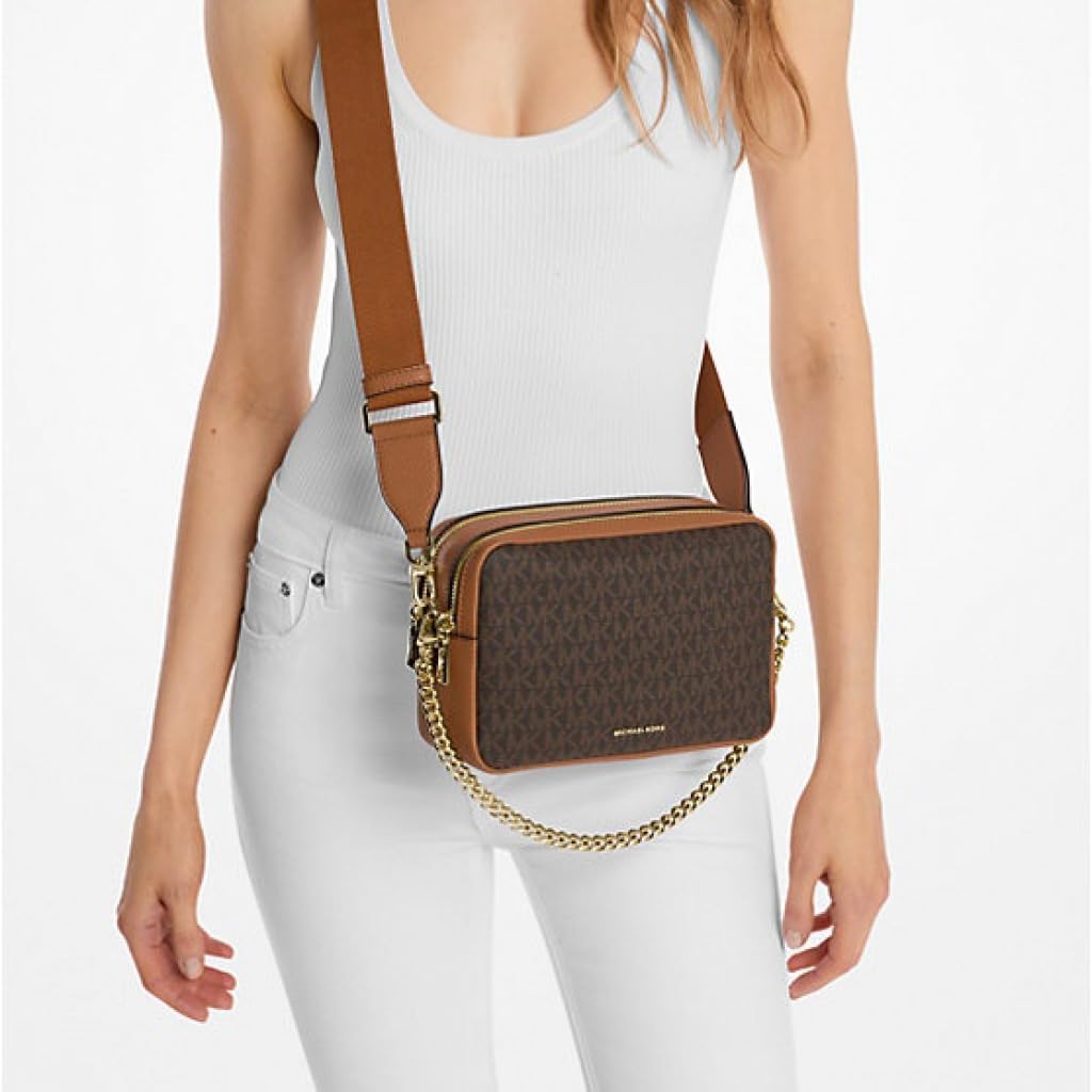 BOLSO CRUZADO MICHAEL KORS BRYANT MEDIANO CON DOBLE CIERRE Y CADENA - 2