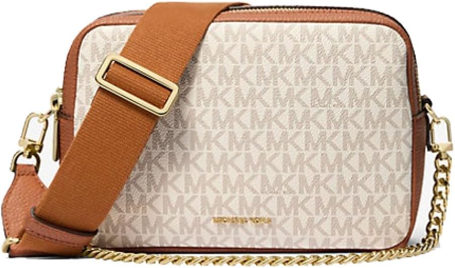 BOLSO CRUZADO MICHAEL KORS BRYANT MEDIANO CON DOBLE CIERRE Y CADENA - 1