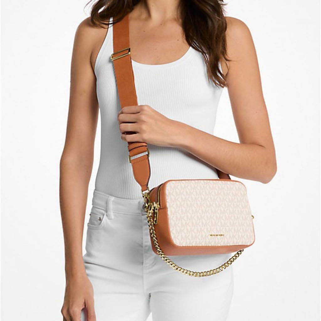 BOLSO CRUZADO MICHAEL KORS BRYANT MEDIANO CON DOBLE CIERRE Y CADENA - 2