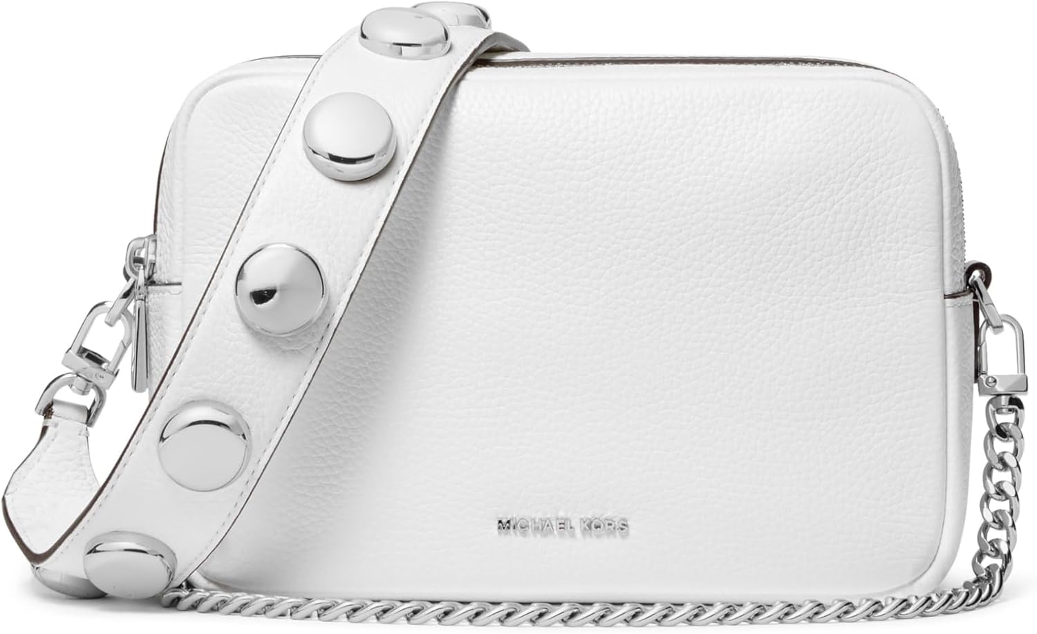 BOLSO CRUZADO MICHAEL KORS BRYANT MEDIANO CON DOBLE CIERRE Y CADENA - 1