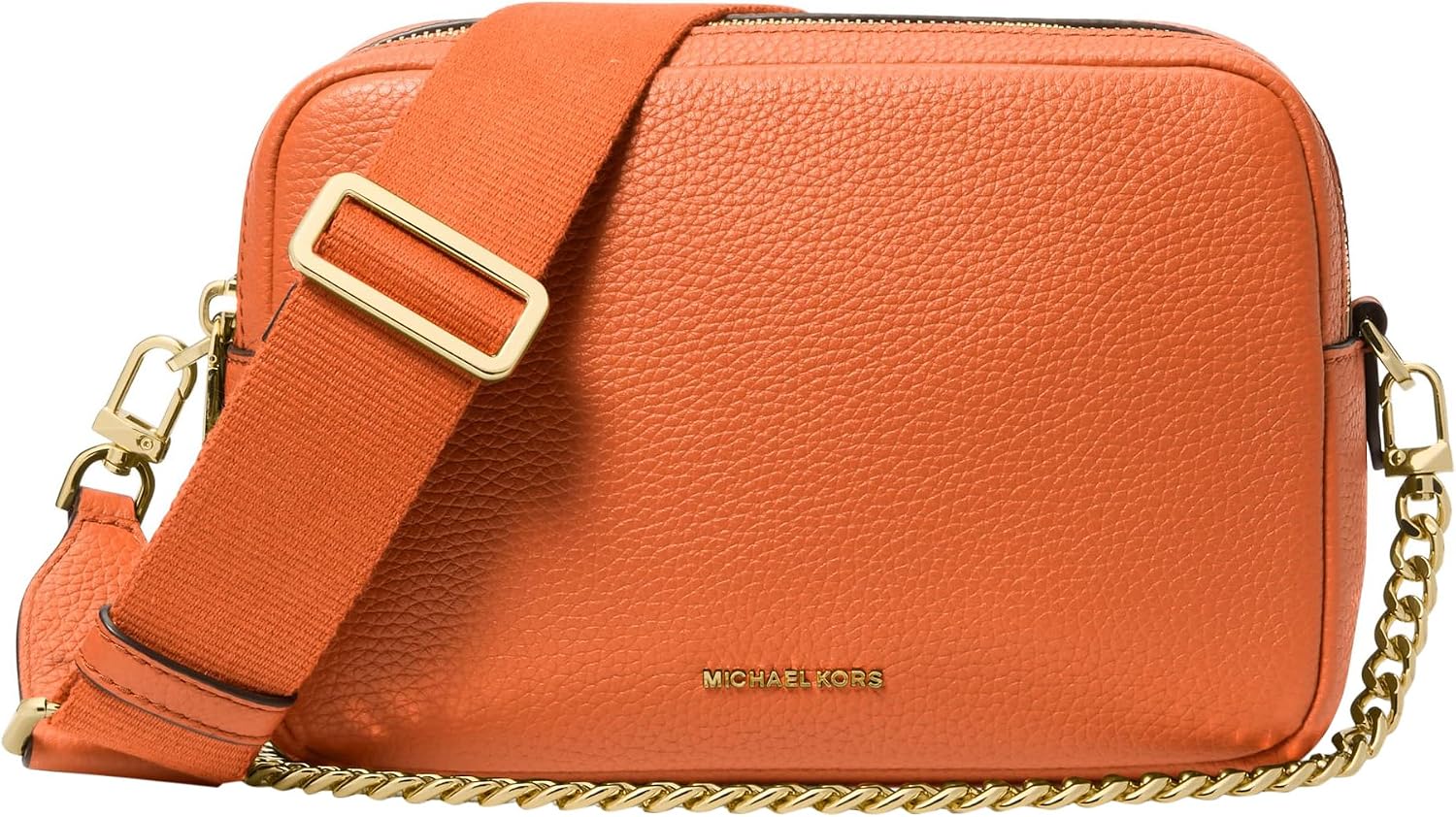BOLSO CRUZADO MICHAEL KORS BRYANT MEDIANO CON DOBLE CIERRE Y CADENA - 1