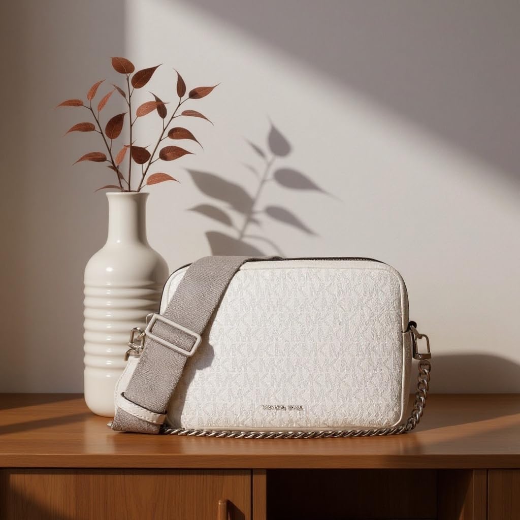 BOLSO CRUZADO MICHAEL KORS BRYANT MEDIANO CON DOBLE CIERRE Y CADENA - 5